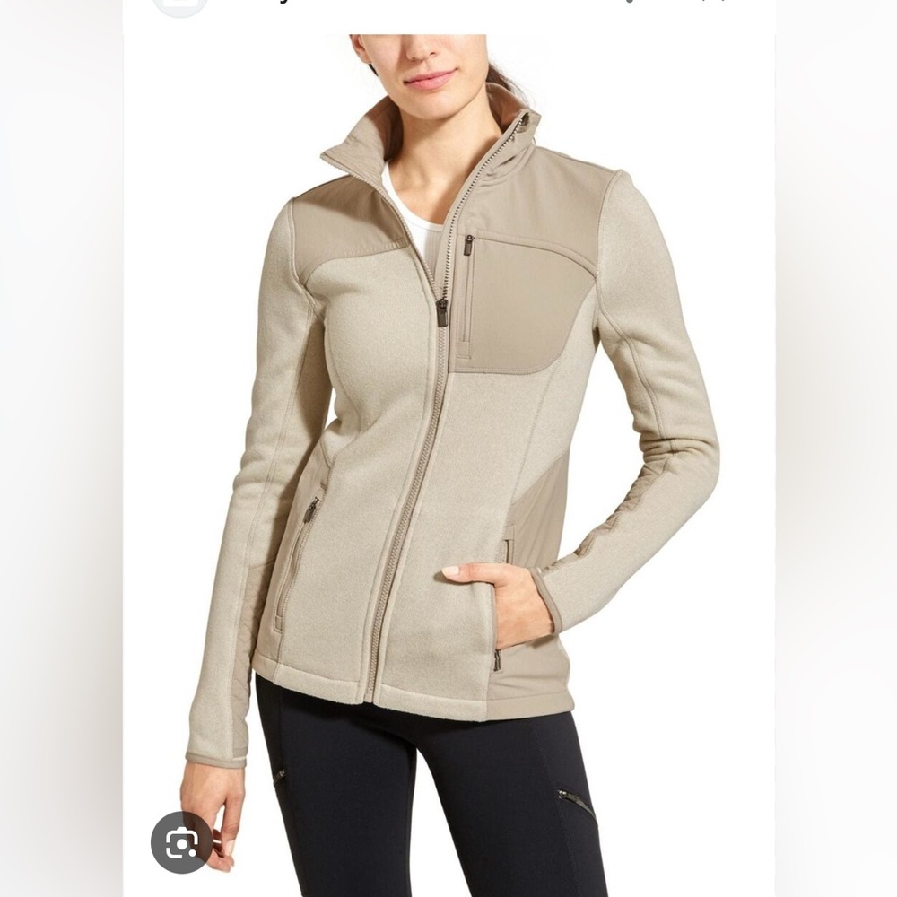 Athleta Truckee Jacket. Sandcastle Heather. NWOT